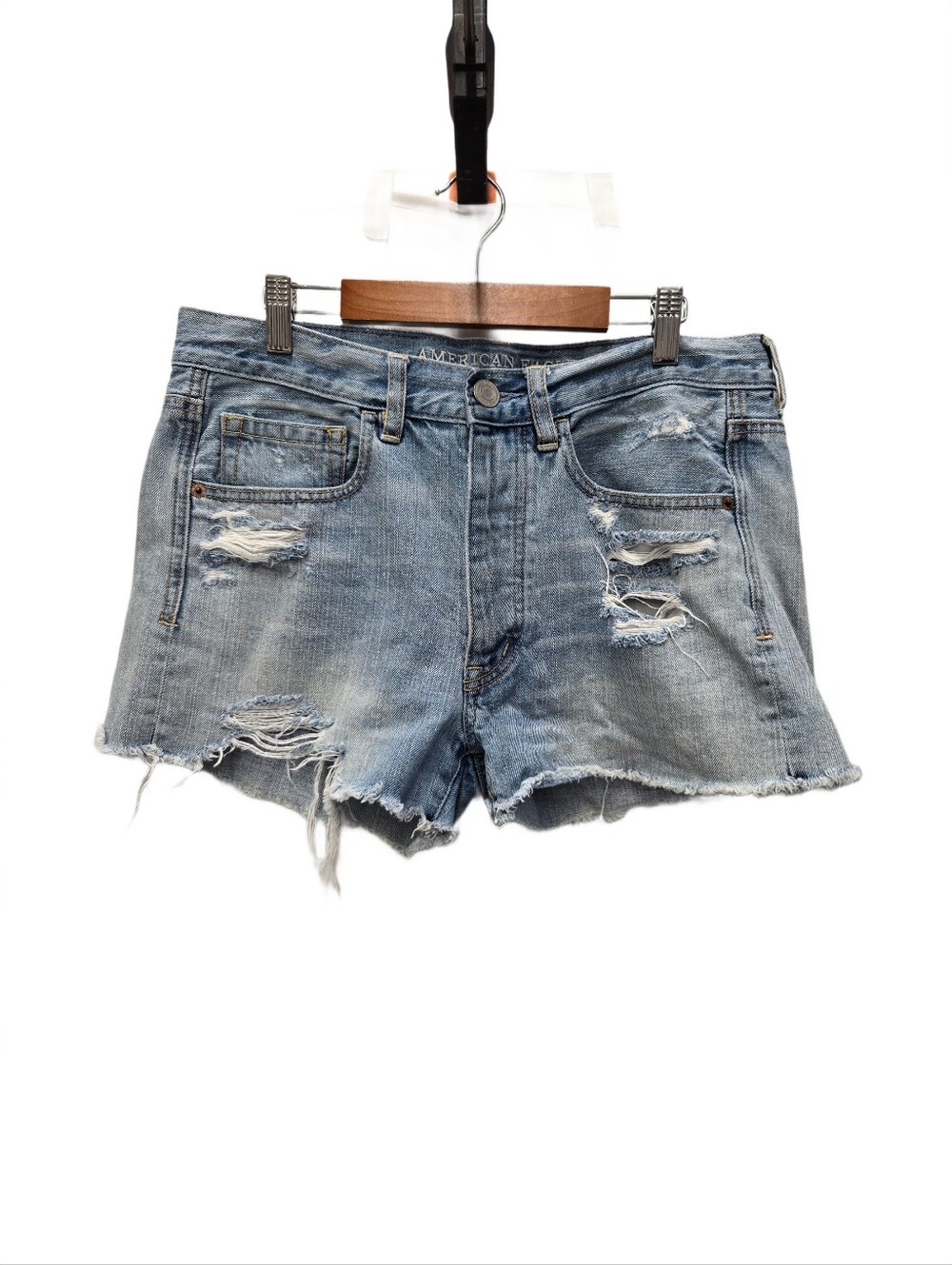 American Eagle Light Wash Jean Shorts